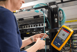 Fiber End Faces inspection with Fluke Networks’ FI-7000 FiberInspector Pro