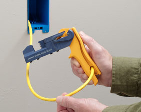 Strip cable jacket