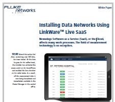 LinkWare를 사용하여 데이터 네트워크 설치