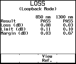 DSP-FTA Series Loss Screen 2