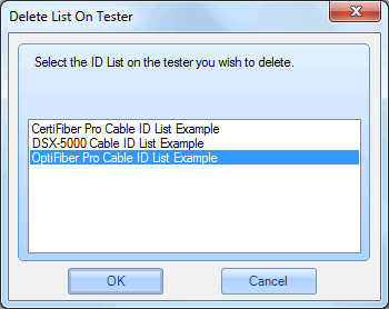 Delete List On Tester