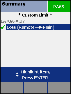 Highlighted Remote to Main Loss Check