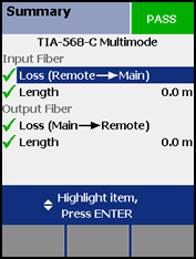 Loss Remote to Main Highlighted