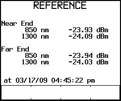 DSP-FTA Series Reference Screen