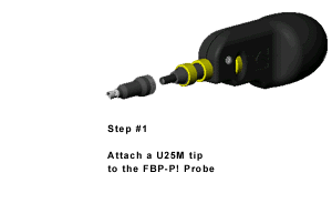 Attaching Patch Cord Tip to FiberInspector Probe