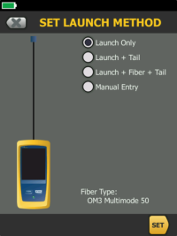 Launch Methods in OTDR Machines