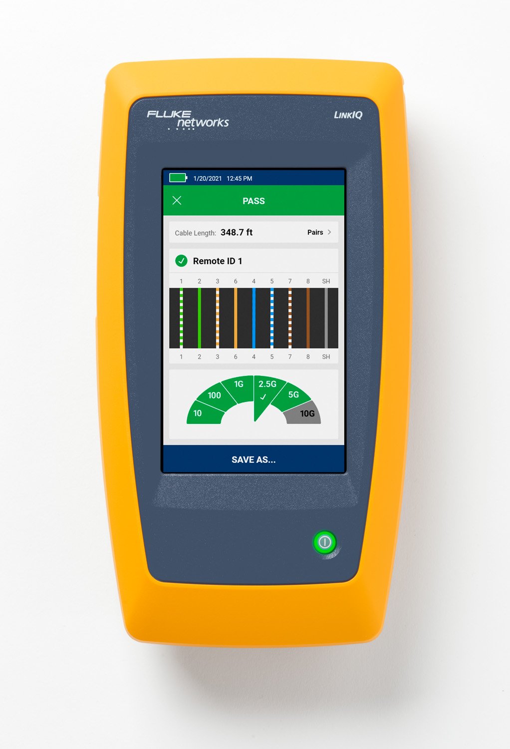 Testeur de qualification de lien CABLE IQ + adaptateur distant + sacoche  souple de transport Fluke networks CIQ-100 - Distrame Vérificateurs de  câblage Fluke networks