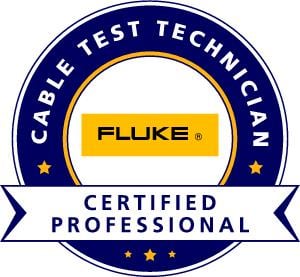 Logo for Fluke Cable Test Technician certification