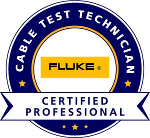 Logo für die Zertifizierung zum Fluke Cable Test Technician