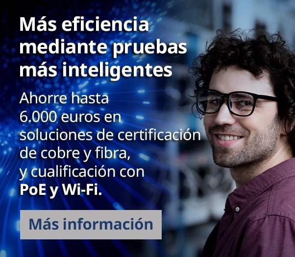 Comprobador de cables y de red LinkIQ de Fluke