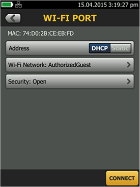 Versiv™ Tester to LinkWare™ Live Wifi Connection
