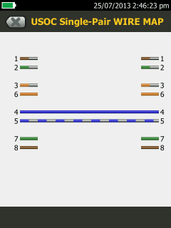 USOC SinglePair Wiremap