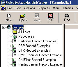 Merging Fiber Records in LinkWare Software