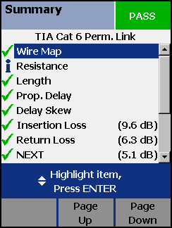 TIA Cat 6 Permanent Link