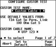 Highlighted Custom Test Name