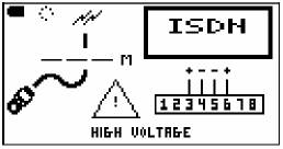 CableIQ ISDN High Voltages Warning