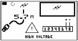 CableIQ Unknown High Voltages Warning