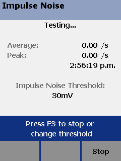 Impulse Noise Testing