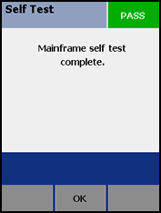 Mainframe Self Test Complete