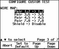 Highlighted Pair on WireMap Screen