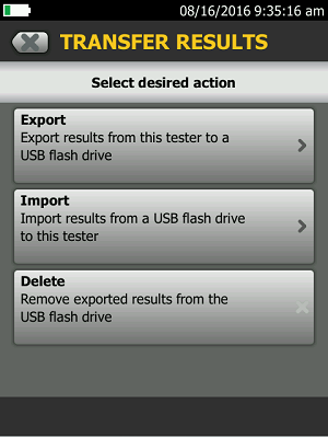 Export Results to Drive - Cable Analyzer | www.flukenetworks.com